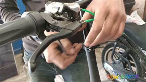 elektrikli bisiklet gaz kolu bağlamak